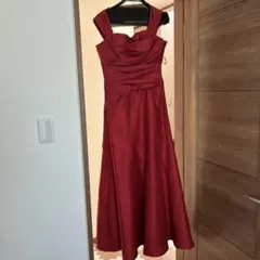 ドレスワールド服創屋 エレガントなフレアーロングドレス ワインレッド L m28789287233_1.jpg?1749460305