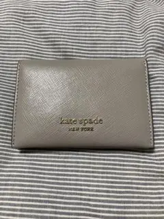 kate spade グレー 名刺入れ