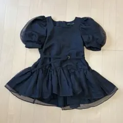 TSURU by Mariko Oikawa Deformer ブラウス 黒34のサムネイル