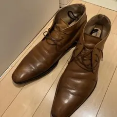 26.5チャッカブーツ　イタリア製本革ブラウン　around the shoesのサムネイル