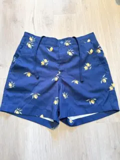 【未使用美品XS】Abercrombie レモン柄 ショートパンツ水着のサムネイル