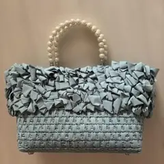 お洒落moriガールのすずらんレース編みかごバッグ - メルカリ