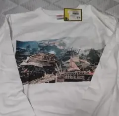 モンハン　ロンT　アイルーxシャクレルバッファロー　Ｍ　長袖