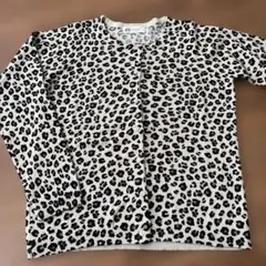 ☆美品☆H&M ヒョウ柄　カーディガン　130〜140
