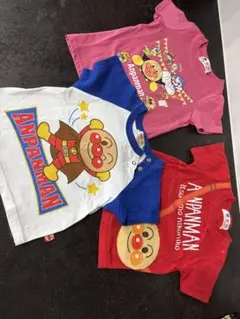 アンパンマン Tシャツ 3枚セット 90cm