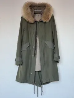 SAINT LAURENTラクーンファーモッズコート　サンローラン　パリ 美品□SAINT LAURENT PARIS サンローランパリ 19AW 583272 裏地