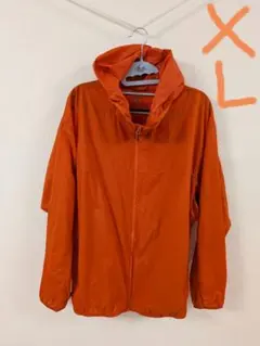 UNIQLO ポケッタブルパーカ オレンジ XLサイズ