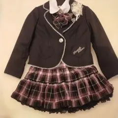 h.n.c. フォーマルスーツ 120cm 黒/グレー