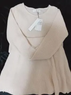 新品タグ付き ニットセットアップ ピンクニット