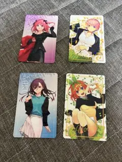 【未使用新品】五等分の花嫁 アトレ秋葉原 オリジナルキャラカード 4枚セット