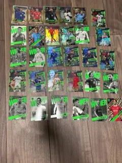 写真3枚目まであり！　サッカーレアカードセット