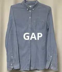 GAP　レディース　キッズ　レギュラーカラーシャツ　サックスブルーのサムネイル