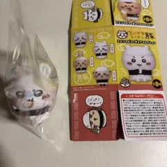 ちいかわラーメン豚 ソフビ モモンガ