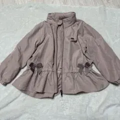 【branshes】フリル付きピンクジャケット 110cm ウインドブレーカー