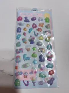 ボンボンドロップ風シール　恐竜