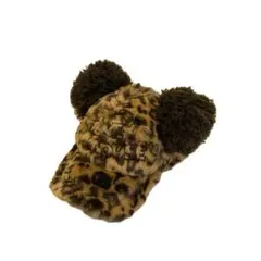 ミッキー　ヒョウ柄　キャップ　帽子