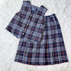 15号✨バーバリーセットアップ✨美品✨ヴィンテージ✨レトロ✨希少✨スカートベスト