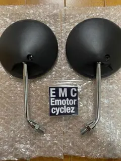 カブ用 角型ショートステムミラー 左右セット EMC - メルカリ