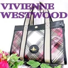 【極希少・美品】ヴィヴィアン ハンドバッグ アングロオーブ ダービーチェック