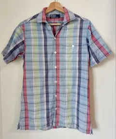 Ralph Lauren ポロbyラルフローレン マドラスチェック半袖シャツ S