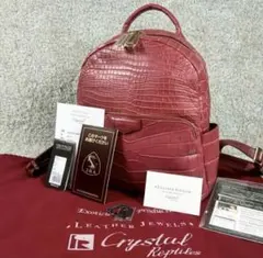 ✨新品同様✨JRA認定 レザージュエルズ クロコダイル リュック 20N88
