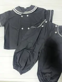 ベビー セーラー襟 上下セット90サイズ