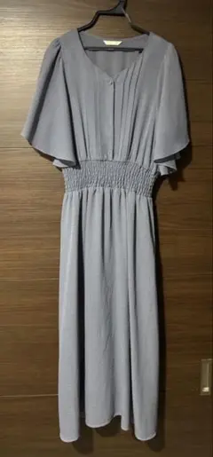 ☆りん様専用☆overE ウエストシャーリングワンピース スカイブルー