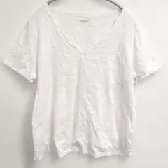 OLD NAVY オールドネイビー Vネック Tシャツ ホワイト Mのサムネイル