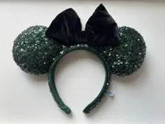 ディズニー　ミニーマウス カチューシャ 緑色