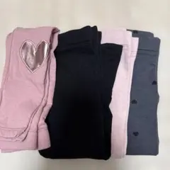 H&M 裏起毛パンツ 4点セット 90