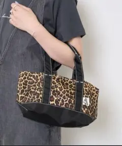 ドリフター　ヒョウ柄ミニトートバッグ