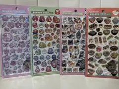 【正規品】ボンボンドロップシール　和柄　桜　だるま　猫　たこ焼き