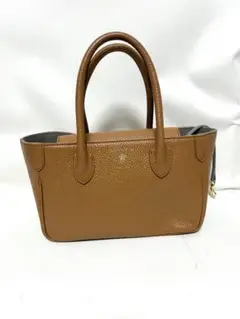 A.D.M.J. エーディーエムジェイ　ブラウン　キャメル　ハンドバッグ