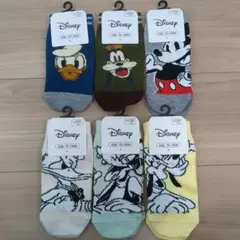 Disney キッズ靴下 6足セット 15~19cm