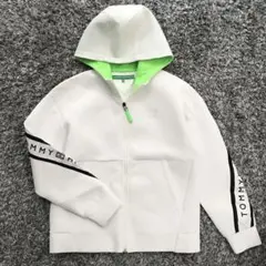TOMMY HILFIGER GOLF ロゴライン　ダンボールニットパーカー　L