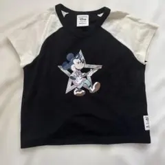 【moussy】Tシャツ Disney ミッキー ピチT