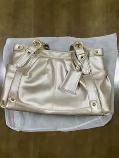 メタリックゴールド ショルダーバッグ