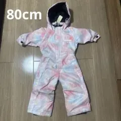 子ども ベビー スキーウェア スノーウェア 80cm yuk つなぎ ぼかし花