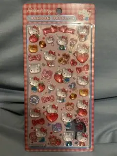 ボンボンドロップシール キティ 赤