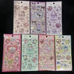 サンリオキャラクターズ キラキラジュエルシール 7種セット