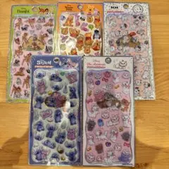 正規品　ディズニー　プチドロップステッカー　5種セット★いきなり注文ok★