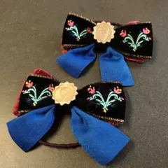 Cottoli アナ　刺繍リボンヘアアクセサリー