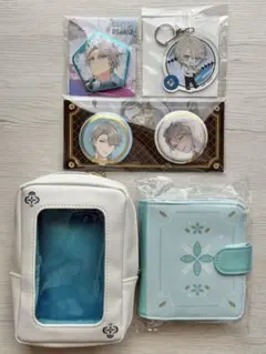 甲斐田晴 ポーチ/コレクトブック/アクキー/缶バッジ 5点セット