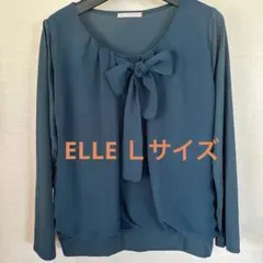 ELLE PLANETE 長袖カットソー リボン付きのサムネイル