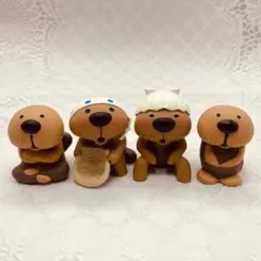 Decole HIGE RACCOマスコット4点セット【D-031】