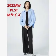 ほぼ新品＊PLST PLUS STYLE ワイドパンツ 美シルエット 黒Mサイズ