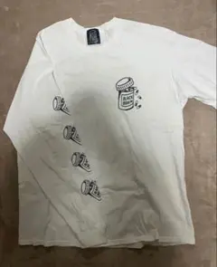 BLACK BRAIN 長袖カットソー XL ホワイト