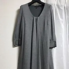 【ICB】グレーの七分袖ワンピースのサムネイル