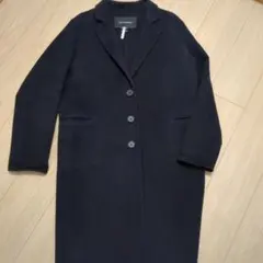 【3/28までの出品】LOU ANDREA ネイビー ロングコート