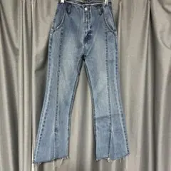 ブーツカットデニム 25S ライトブルー